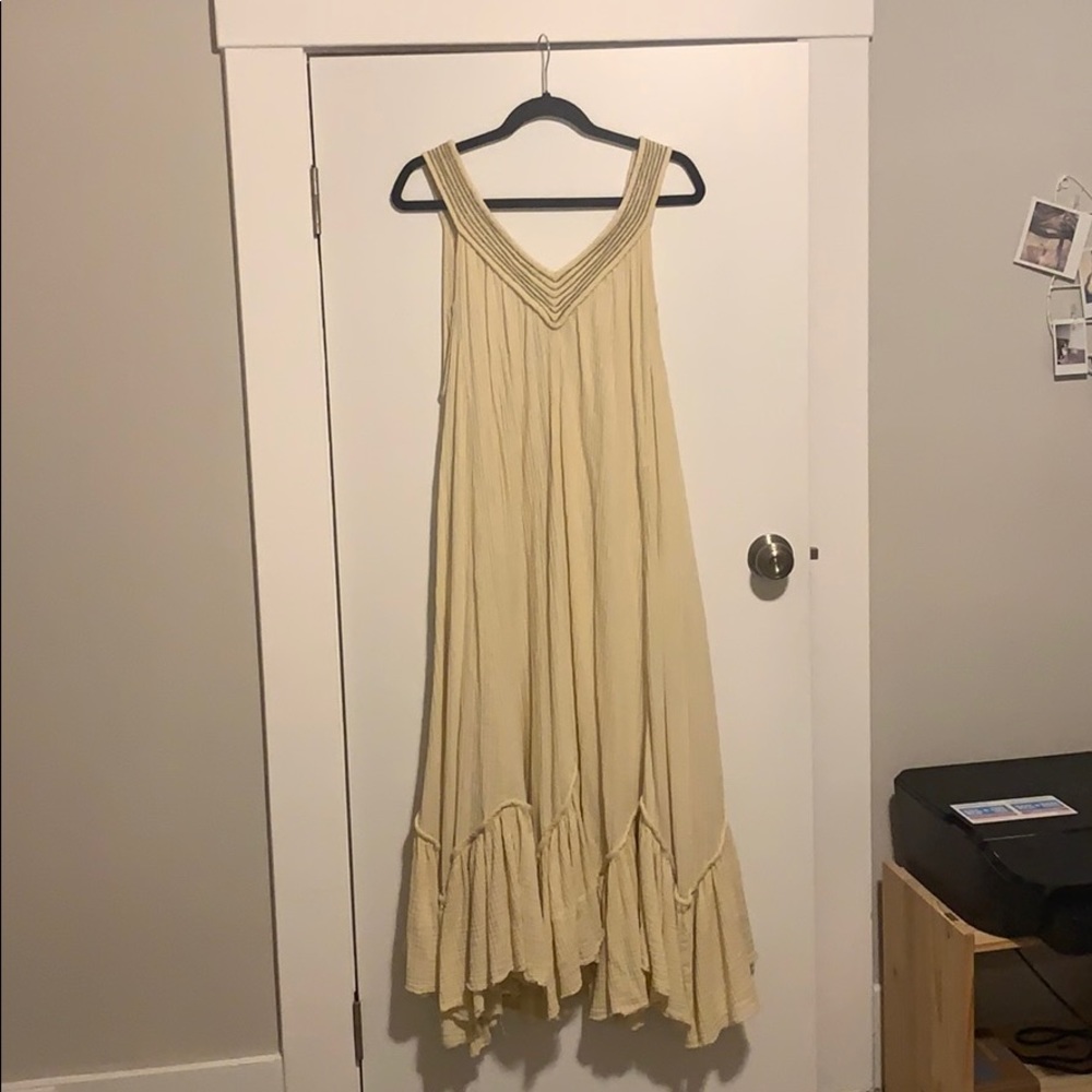 Flowy, Gauzey Off-white Free People Dress Size M